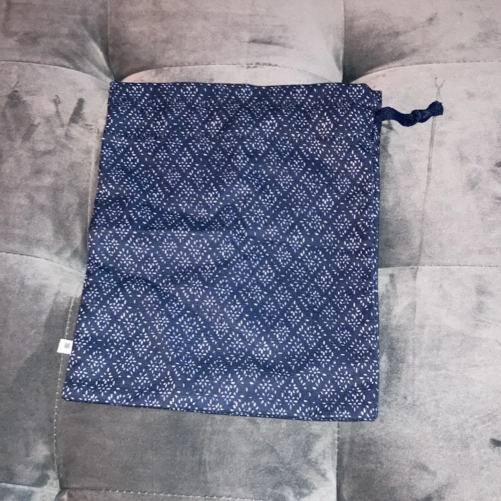 Lucky Brand Indigo-Dye Laundry Bag 3-Piece Set NWOT